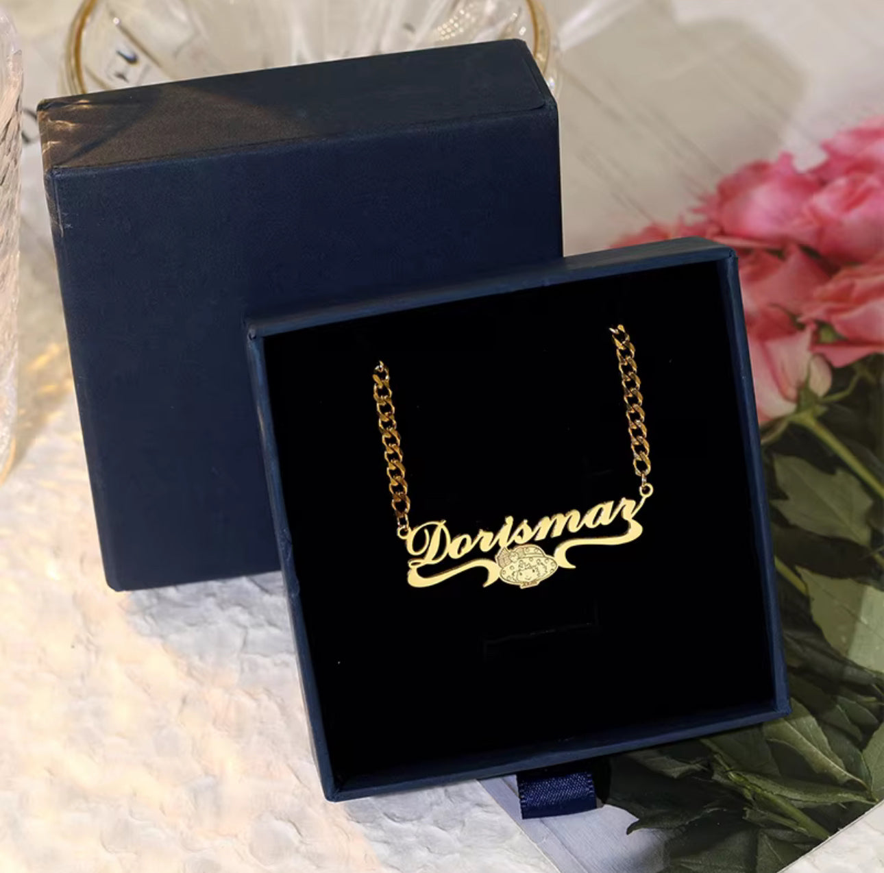 Strawberry Shortcake Nameplate Necklace