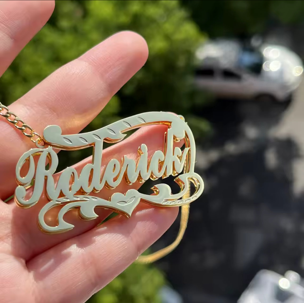 Personalized 3D Name Necklace
