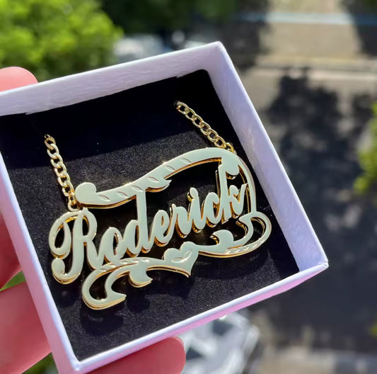 Personalized 3D Name Necklace