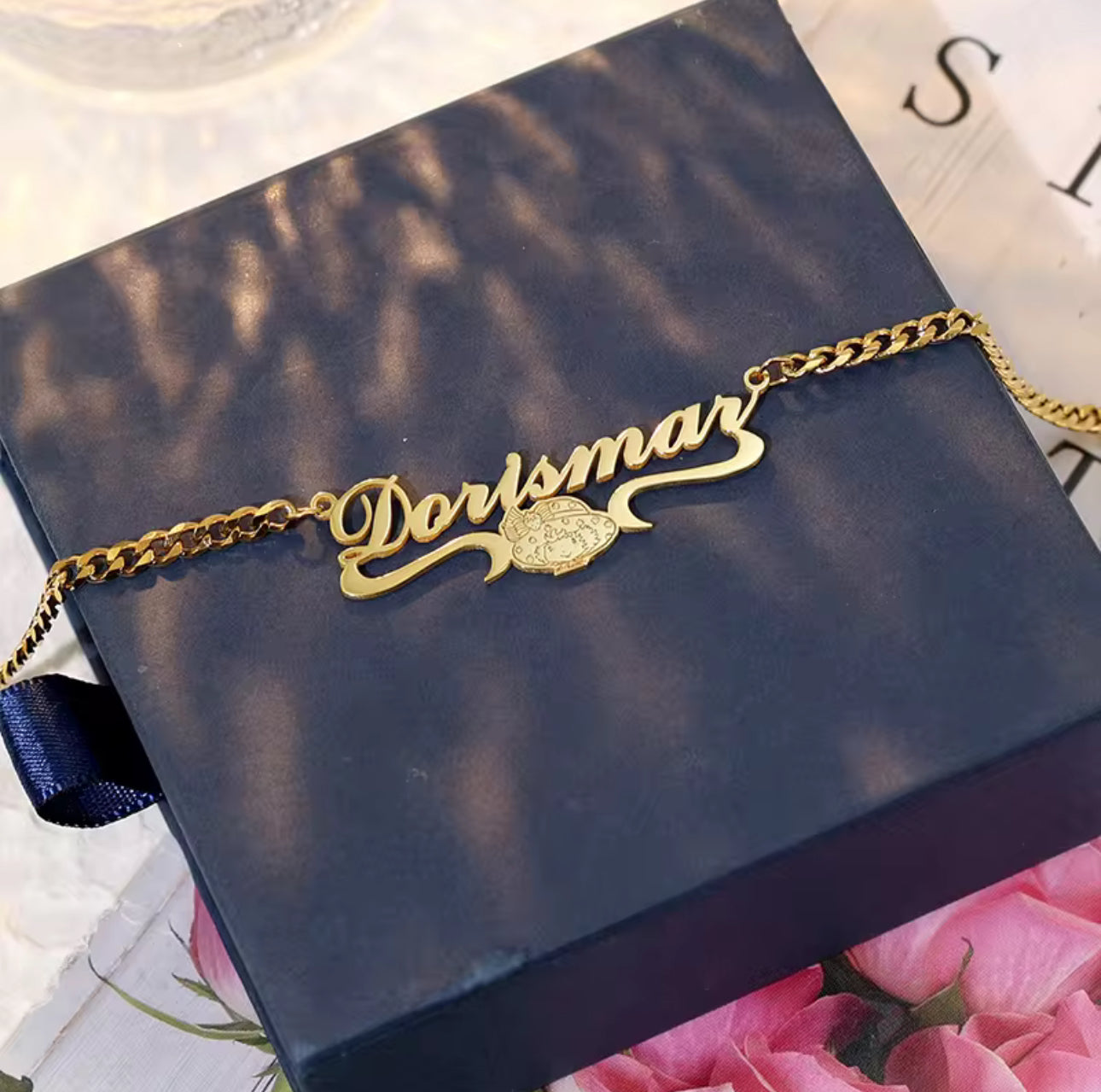 Strawberry Shortcake Nameplate Necklace